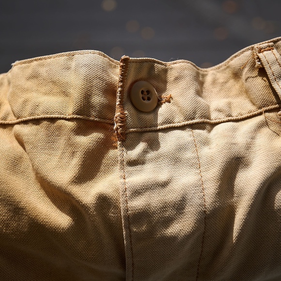 *** SAFTBAK Heavy Army Duck Canvas Brush Pants VTG - Picture 6 of 8